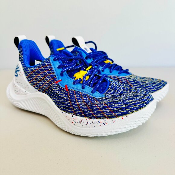 NEW UNDER ARMOUR CURRY FLOW 20 DUB NATION MULTICOLOR SPLATTER ATHLETIC SHOES